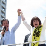 160702阪神尼崎駅で伊藤たかえ候補の街頭演説④