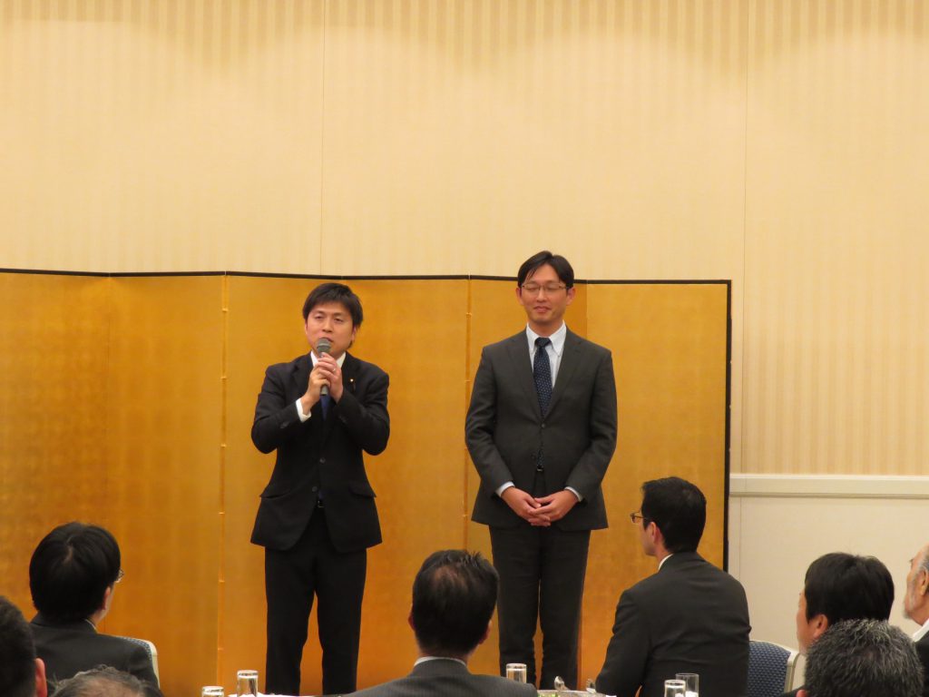兵庫県電気工事工業組合尼崎支部の会合に参加