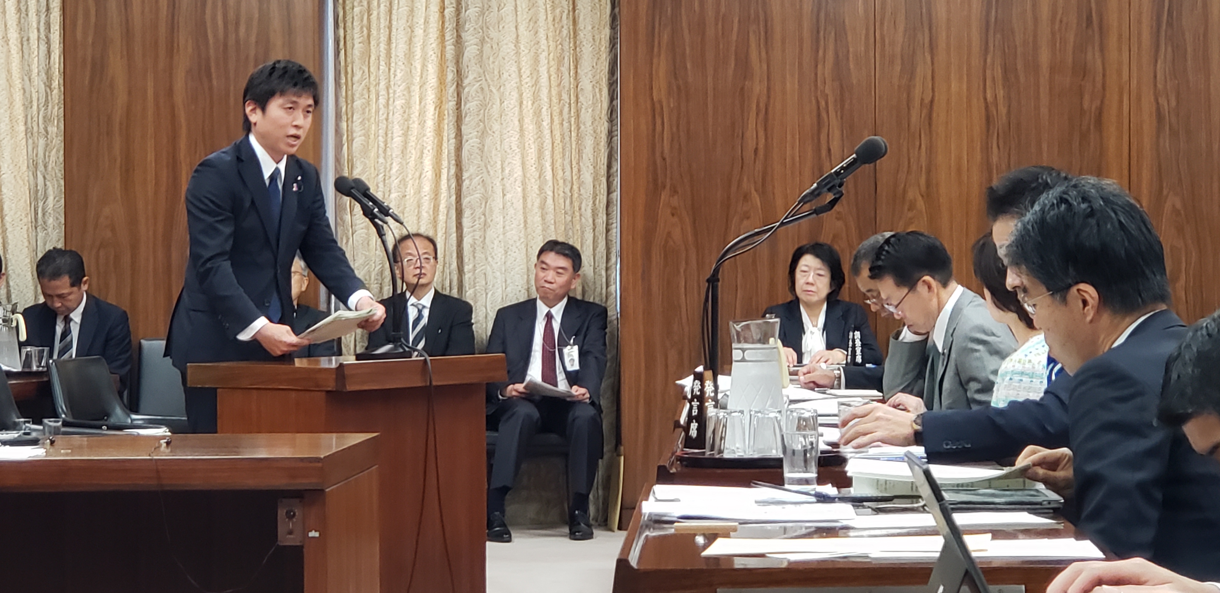 経済産業委員会で初答弁