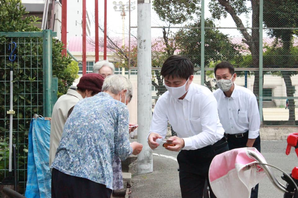 地元の挨拶回り