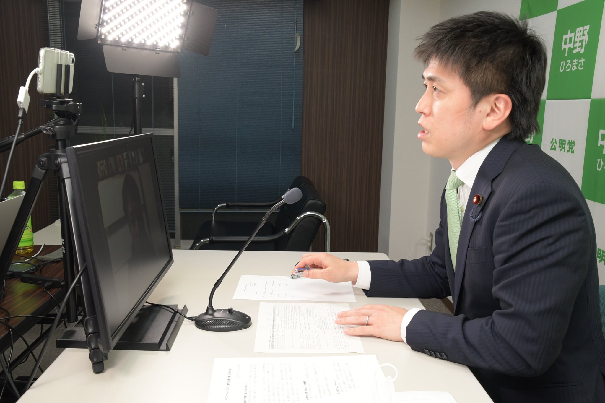 青年党員とユーストークミーティング