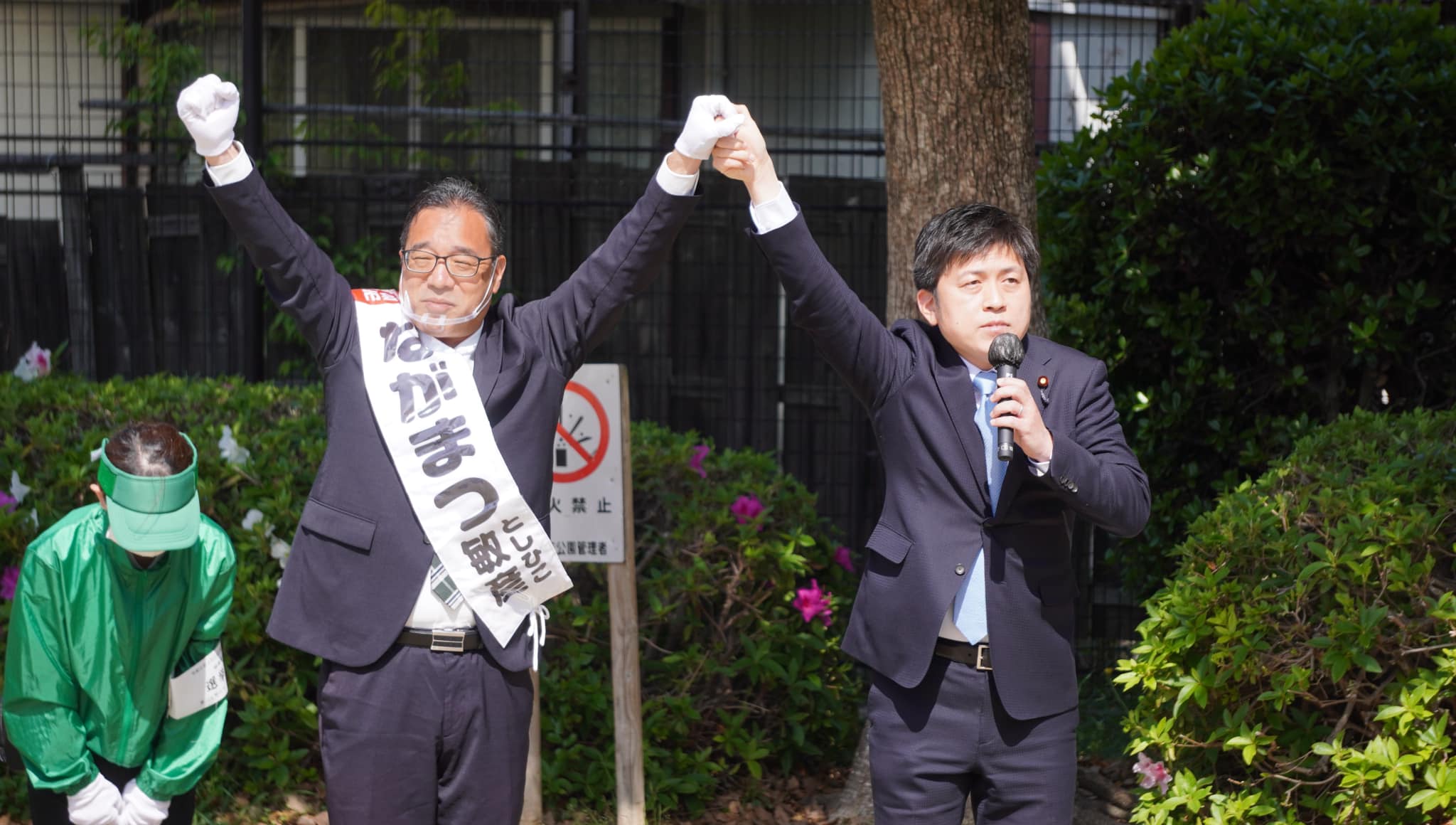 伊丹市議選の街頭演説