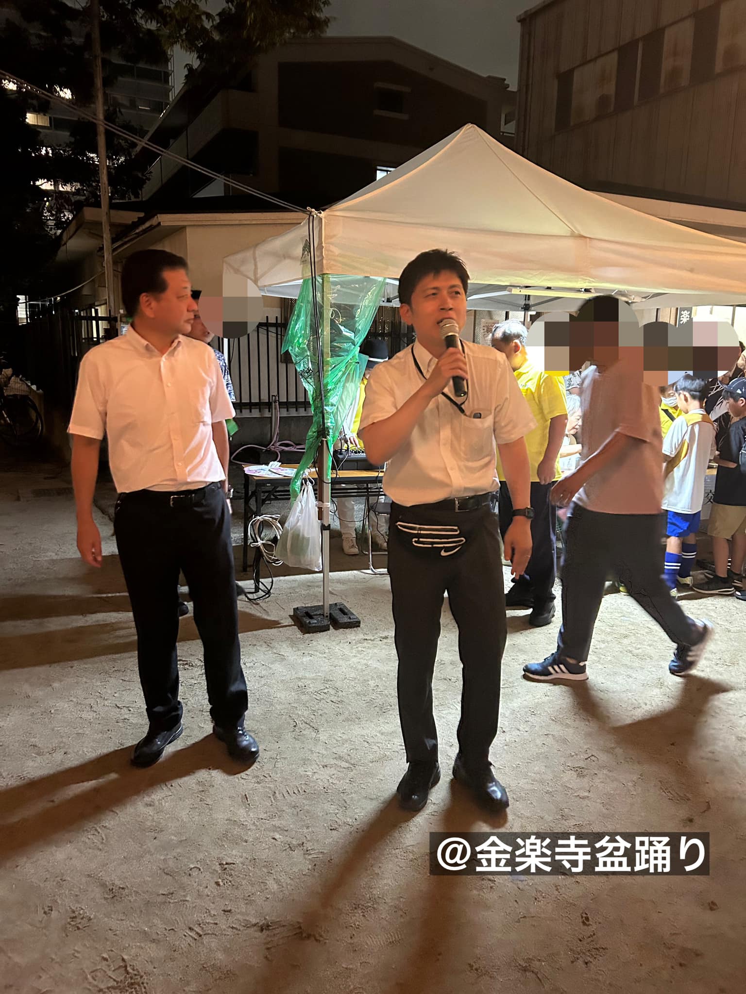 地域行事でご挨拶